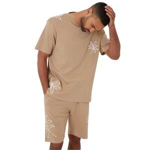 Threadbare Mens Granada T-Shirt / Stone